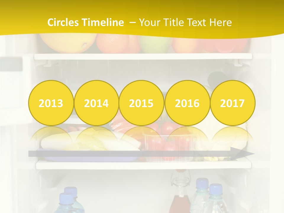 Indoors Fruit Milk PowerPoint Template