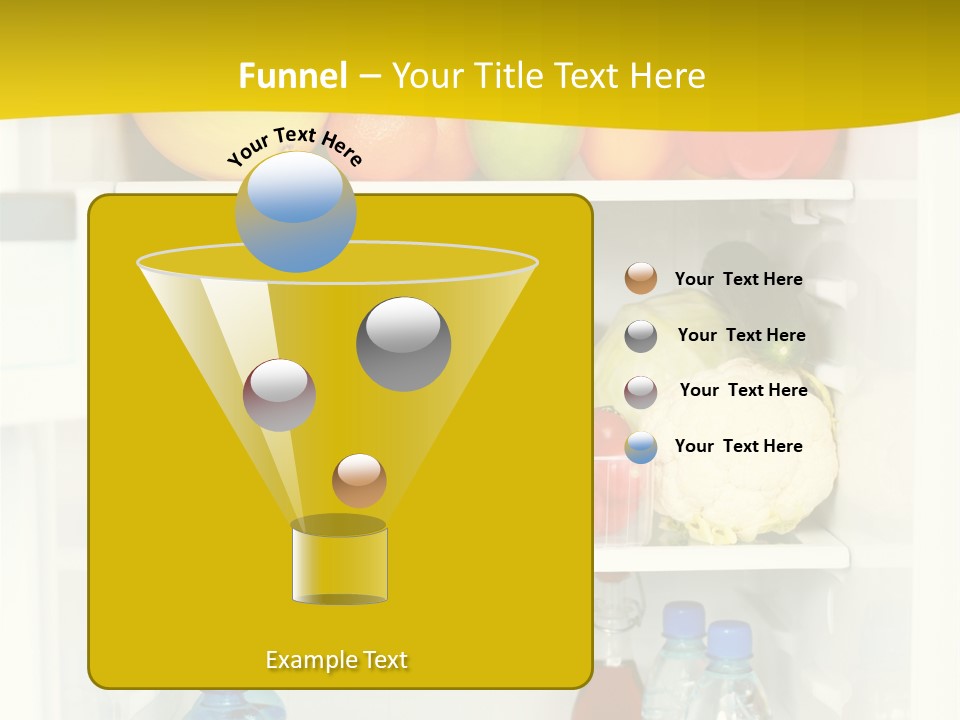 Indoors Fruit Milk PowerPoint Template