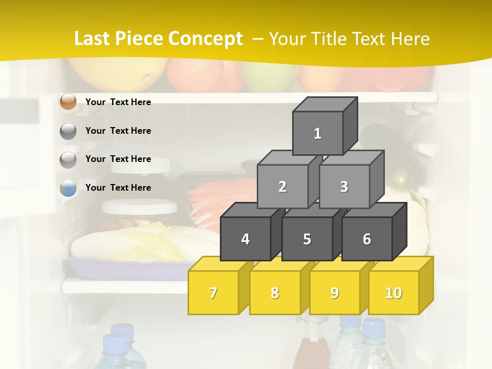 Indoors Fruit Milk PowerPoint Template