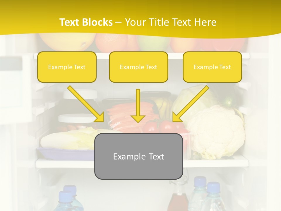 Indoors Fruit Milk PowerPoint Template