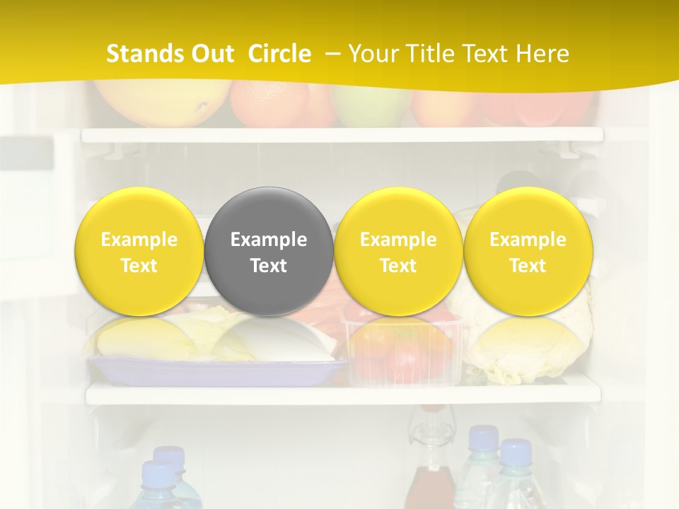 Indoors Fruit Milk PowerPoint Template