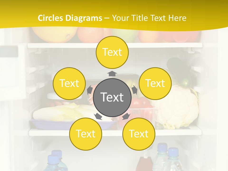 Indoors Fruit Milk PowerPoint Template