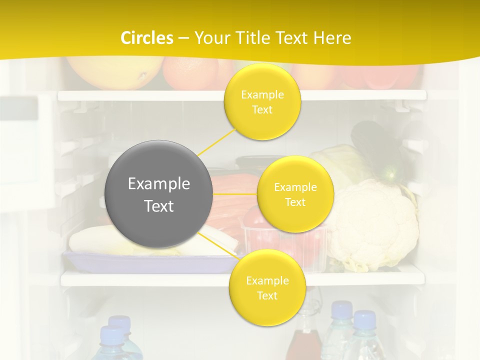Indoors Fruit Milk PowerPoint Template