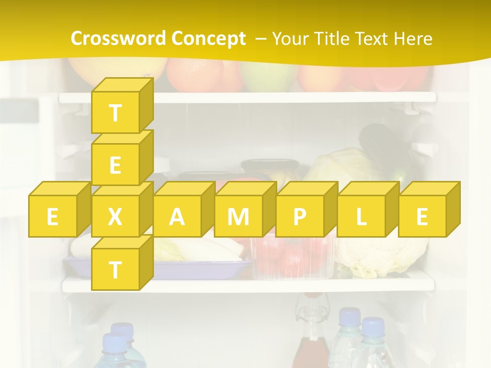 Indoors Fruit Milk PowerPoint Template