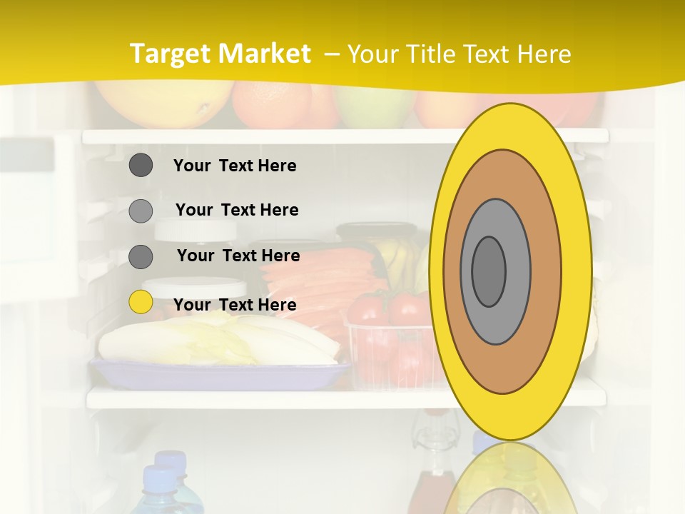 Indoors Fruit Milk PowerPoint Template