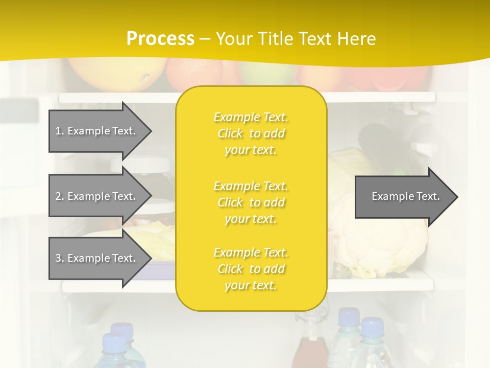 Indoors Fruit Milk PowerPoint Template