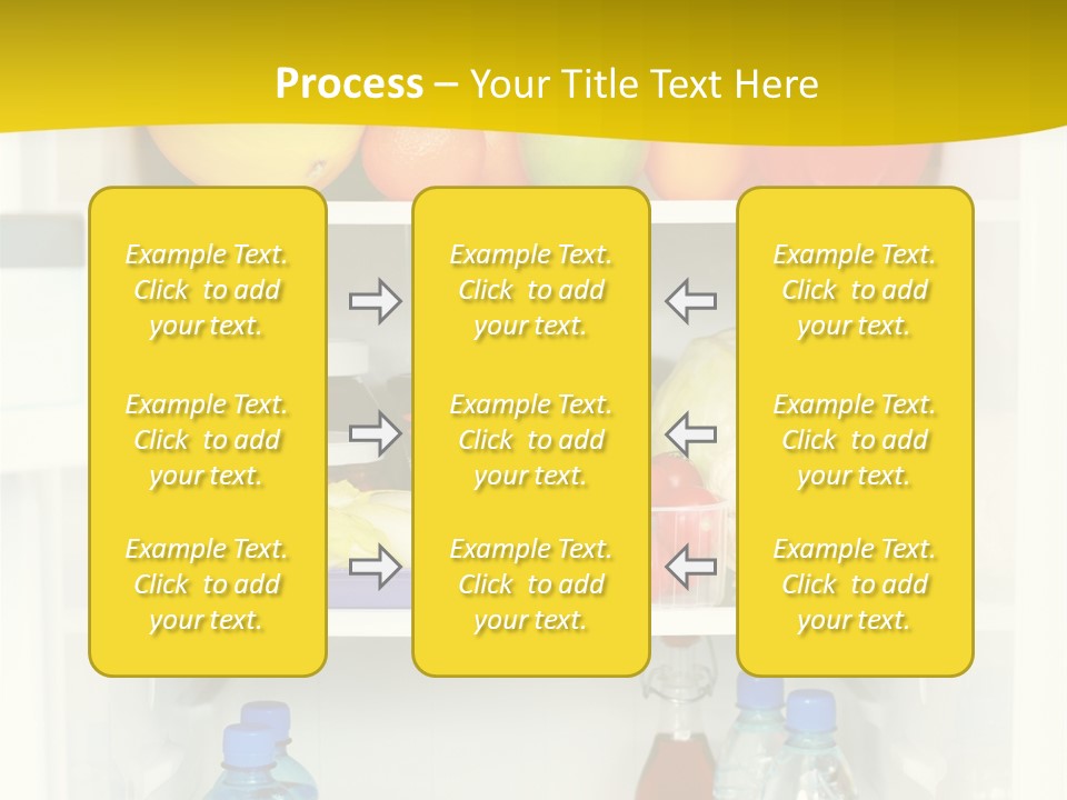 Indoors Fruit Milk PowerPoint Template