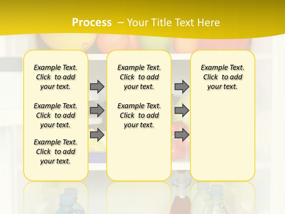 Indoors Fruit Milk PowerPoint Template