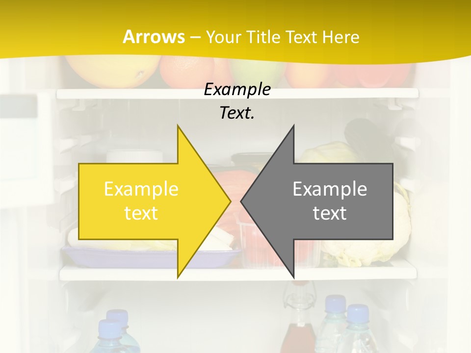 Indoors Fruit Milk PowerPoint Template