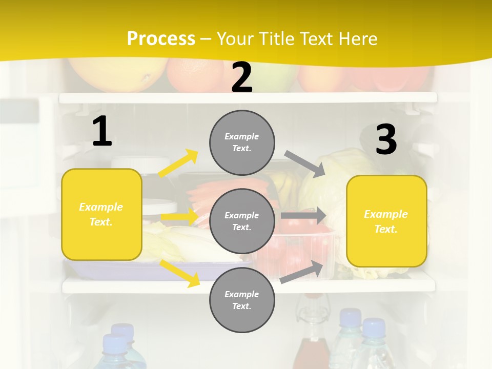 Indoors Fruit Milk PowerPoint Template