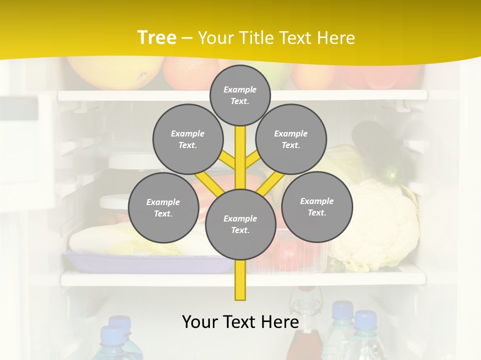 Indoors Fruit Milk PowerPoint Template