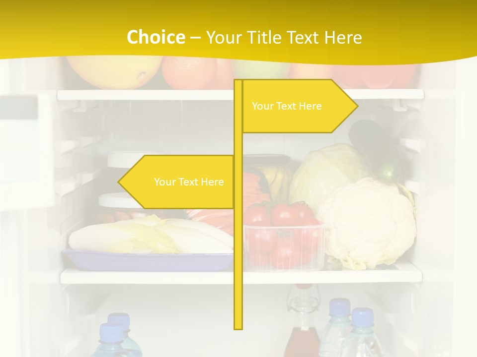 Indoors Fruit Milk PowerPoint Template