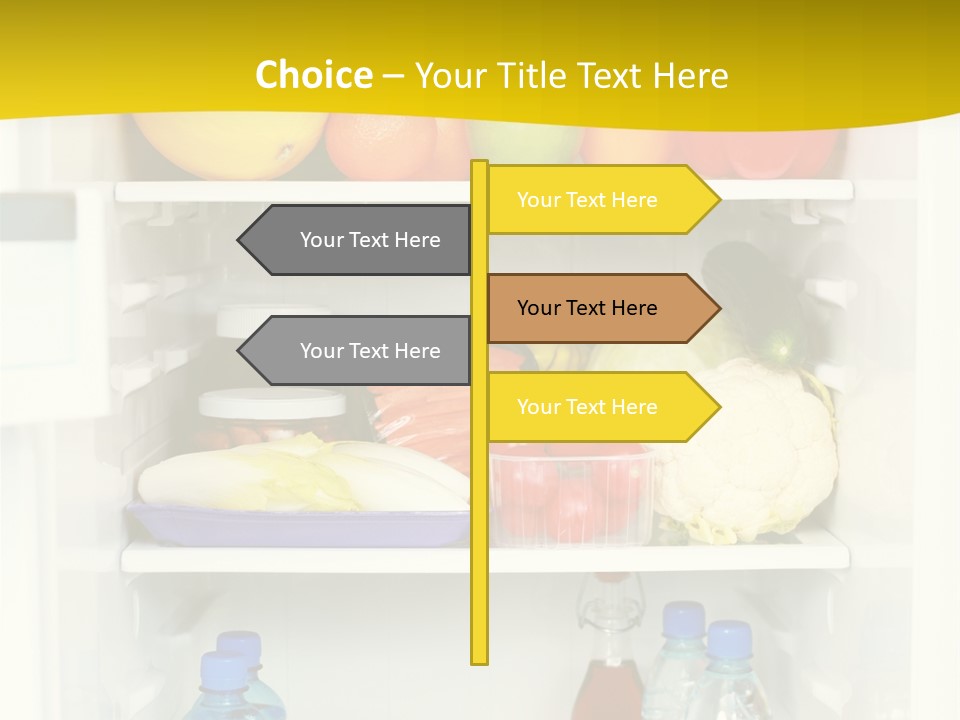 Indoors Fruit Milk PowerPoint Template