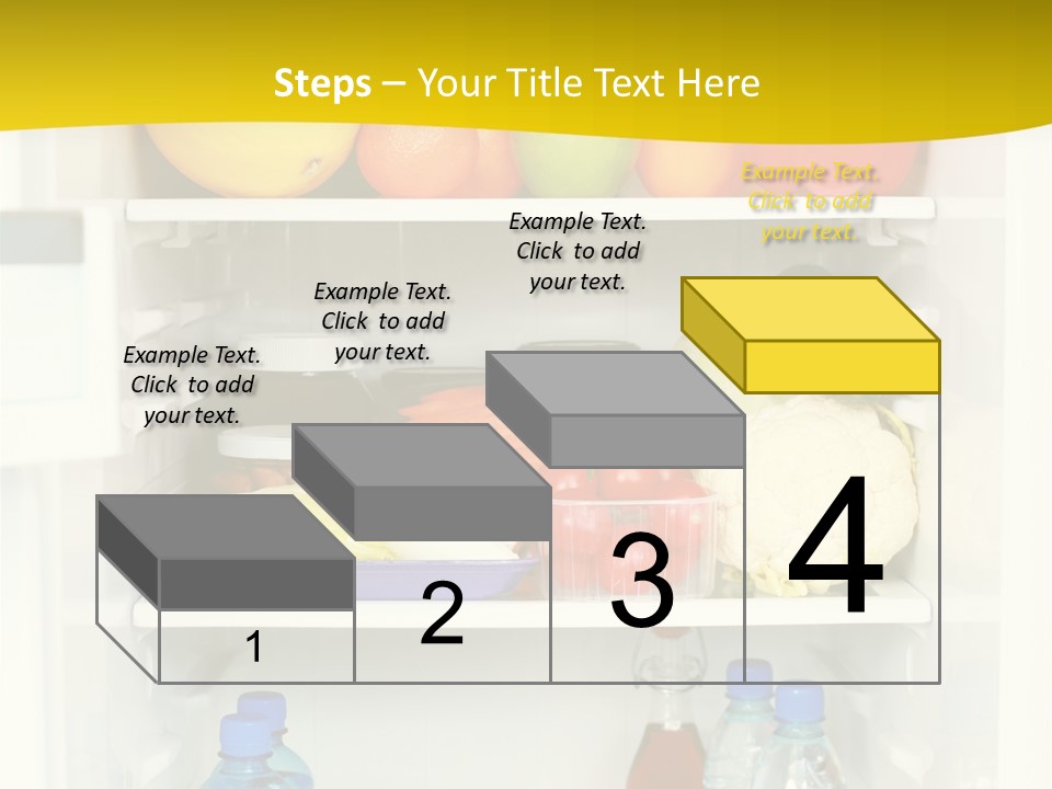 Indoors Fruit Milk PowerPoint Template