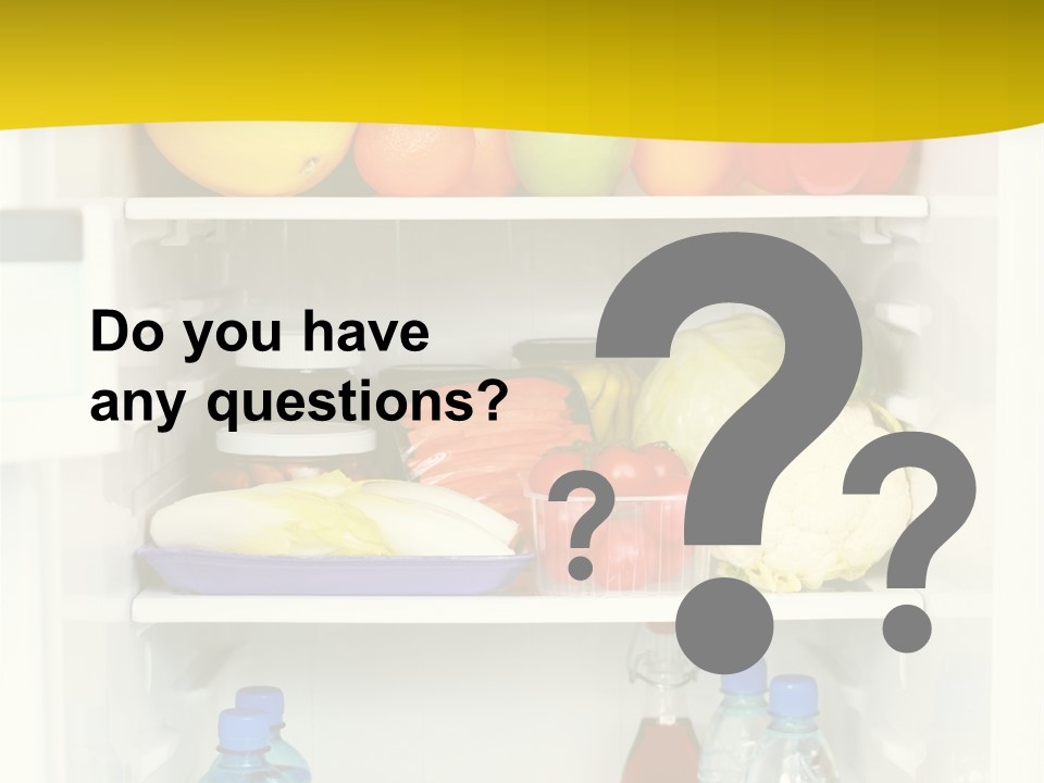 Indoors Fruit Milk PowerPoint Template