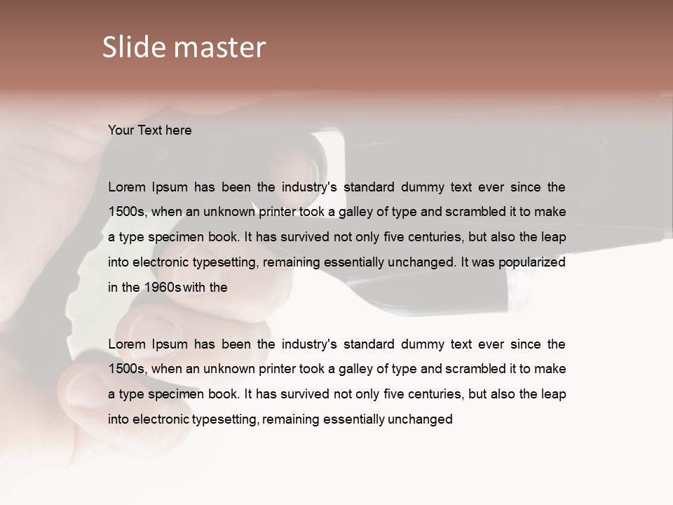 Weapon Enforcement Control PowerPoint Template