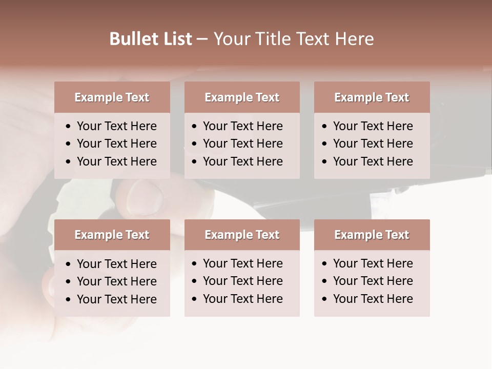 Weapon Enforcement Control PowerPoint Template