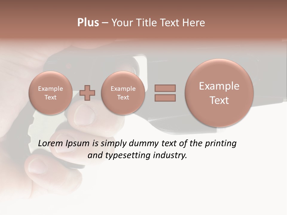 Weapon Enforcement Control PowerPoint Template