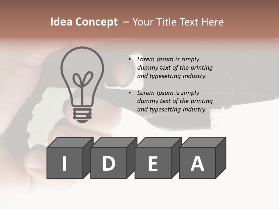 Weapon Enforcement Control PowerPoint Template