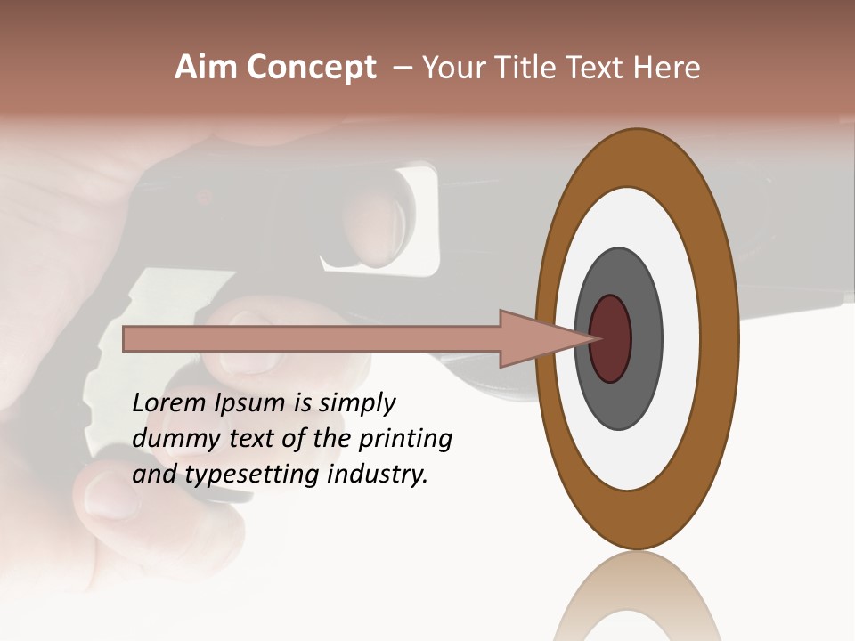 Weapon Enforcement Control PowerPoint Template