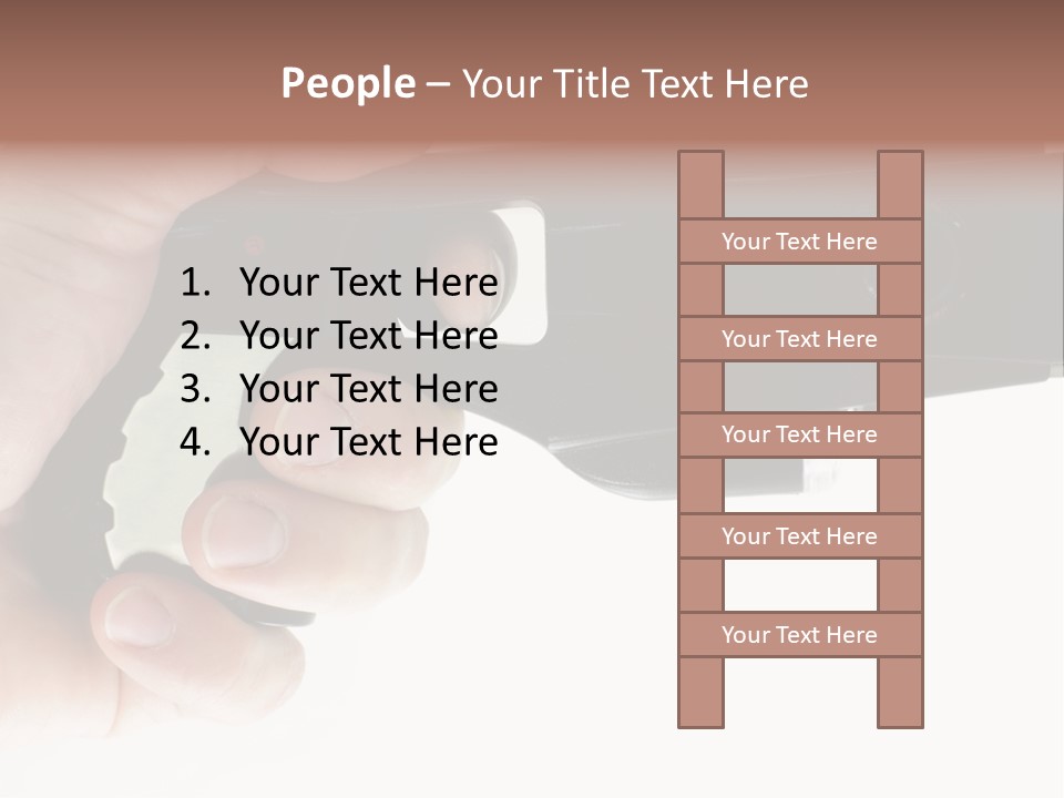 Weapon Enforcement Control PowerPoint Template