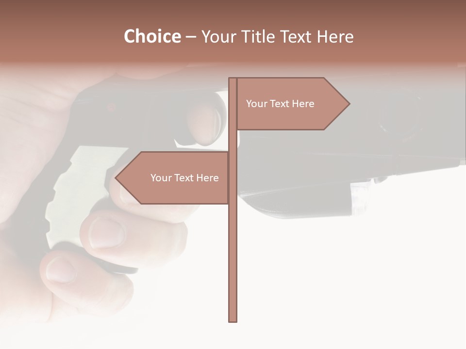 Weapon Enforcement Control PowerPoint Template