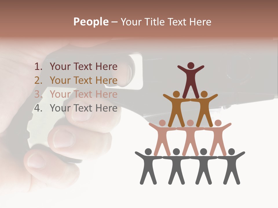 Weapon Enforcement Control PowerPoint Template