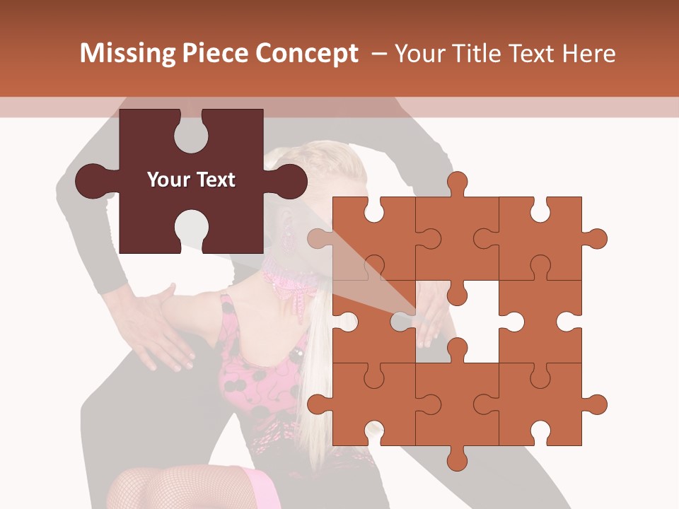 Performance Pair Dancer PowerPoint Template