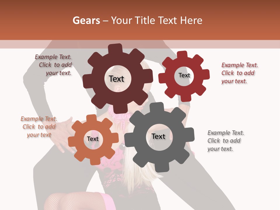 Performance Pair Dancer PowerPoint Template