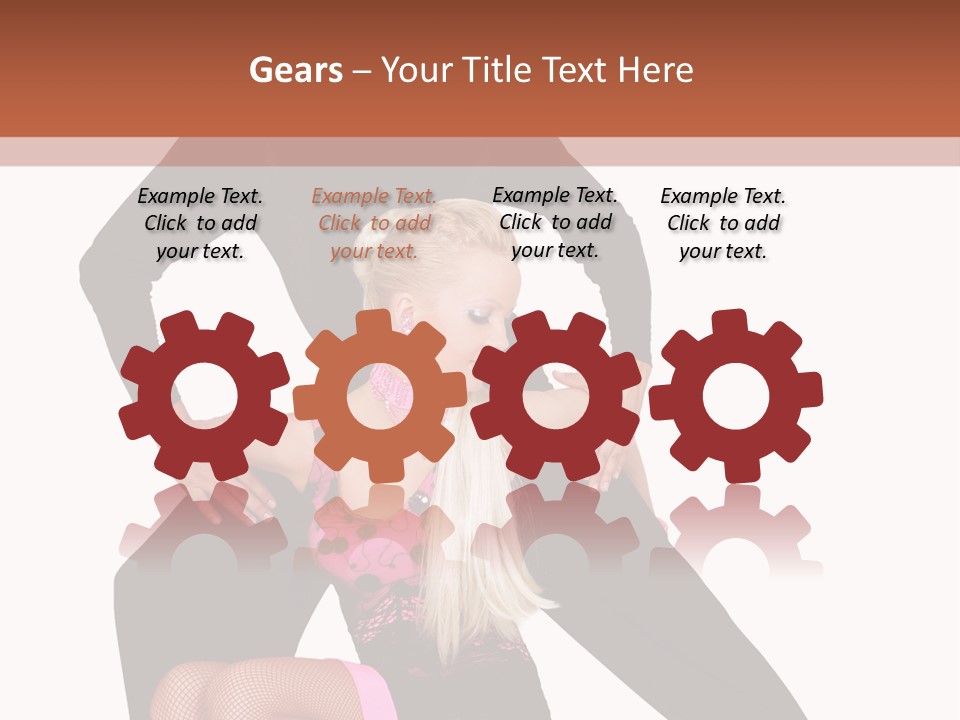 Performance Pair Dancer PowerPoint Template