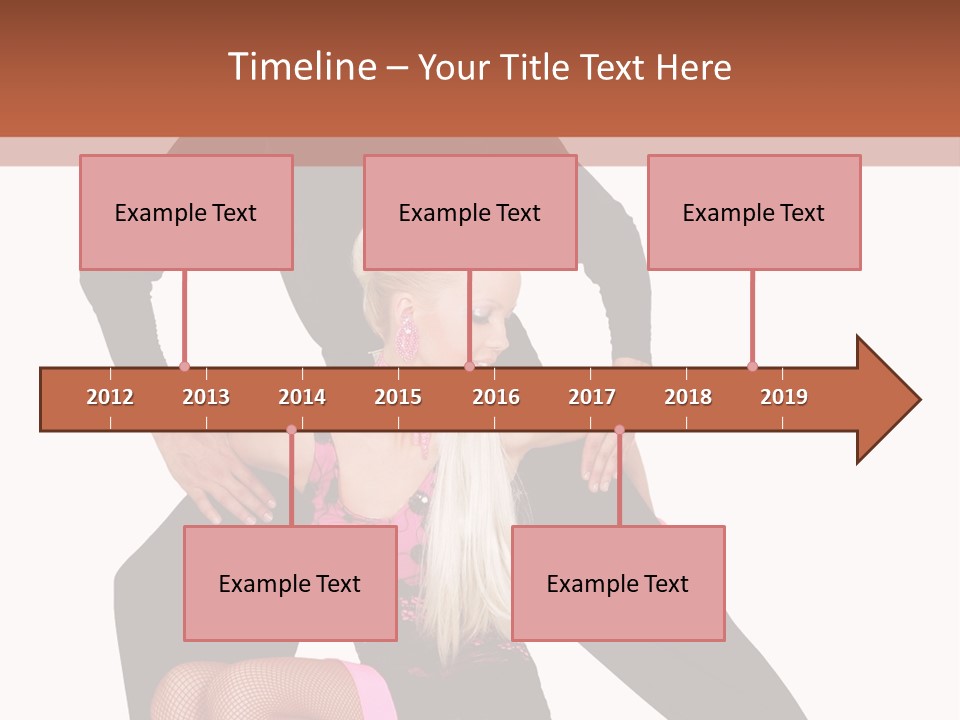 Performance Pair Dancer PowerPoint Template