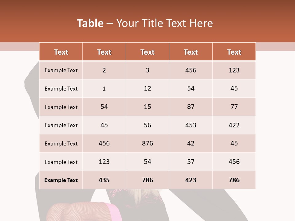 Performance Pair Dancer PowerPoint Template