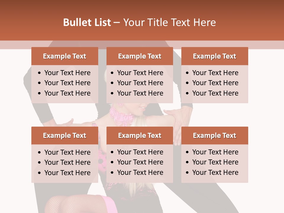 Performance Pair Dancer PowerPoint Template