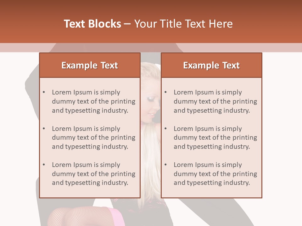 Performance Pair Dancer PowerPoint Template