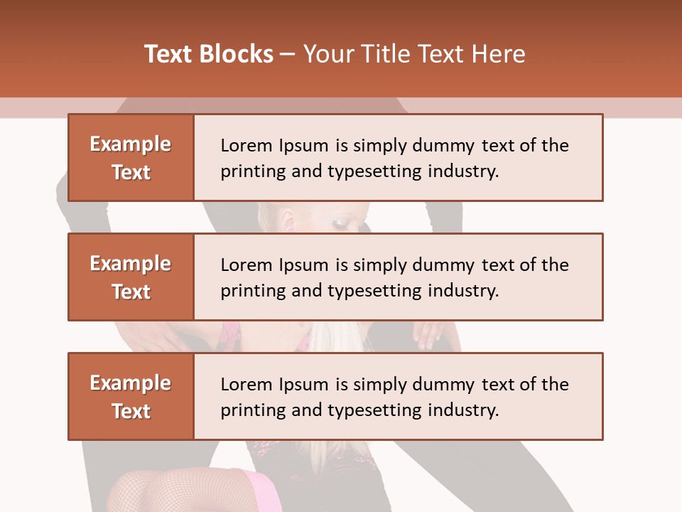 Performance Pair Dancer PowerPoint Template