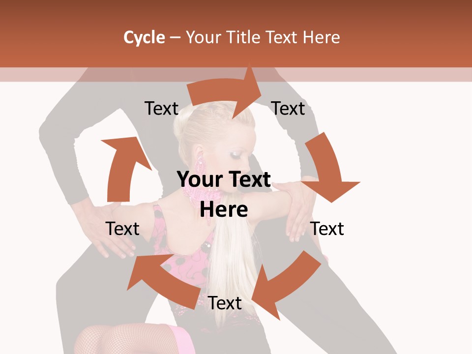 Performance Pair Dancer PowerPoint Template