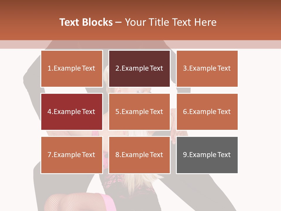 Performance Pair Dancer PowerPoint Template