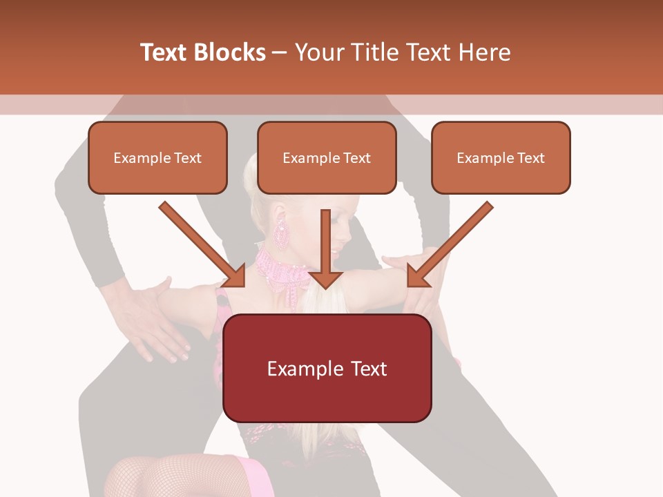 Performance Pair Dancer PowerPoint Template