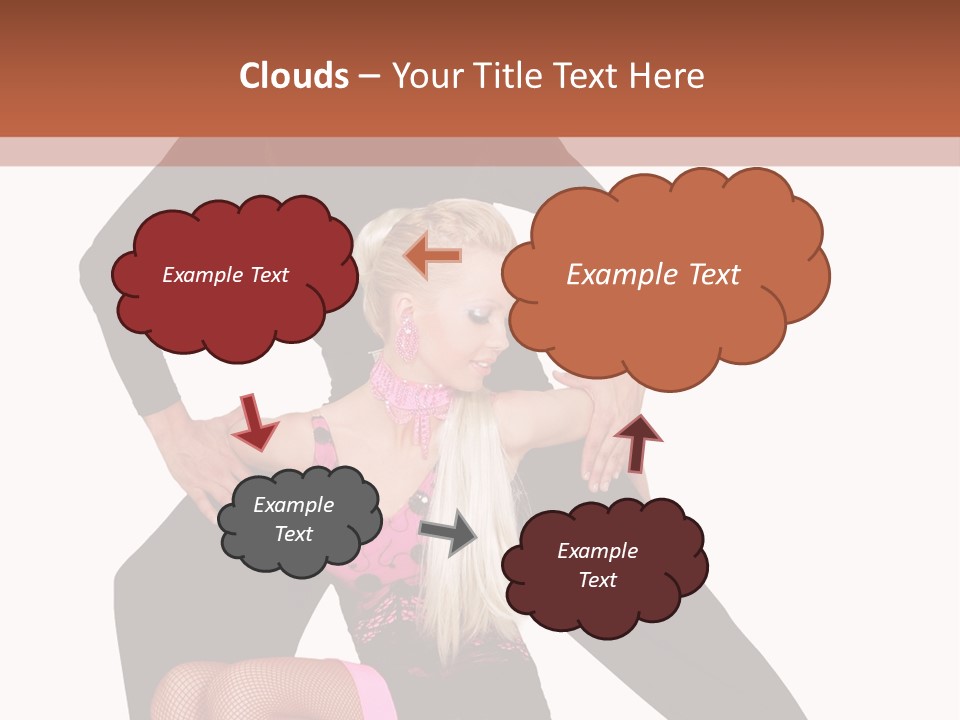 Performance Pair Dancer PowerPoint Template