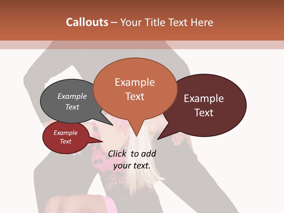 Performance Pair Dancer PowerPoint Template