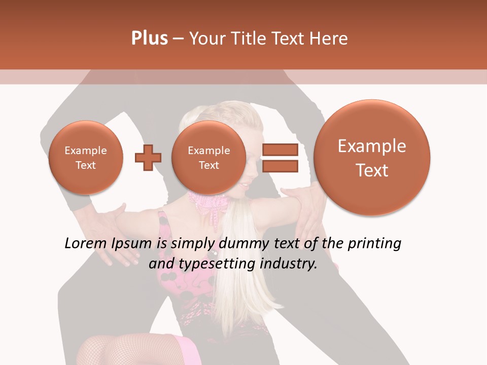 Performance Pair Dancer PowerPoint Template