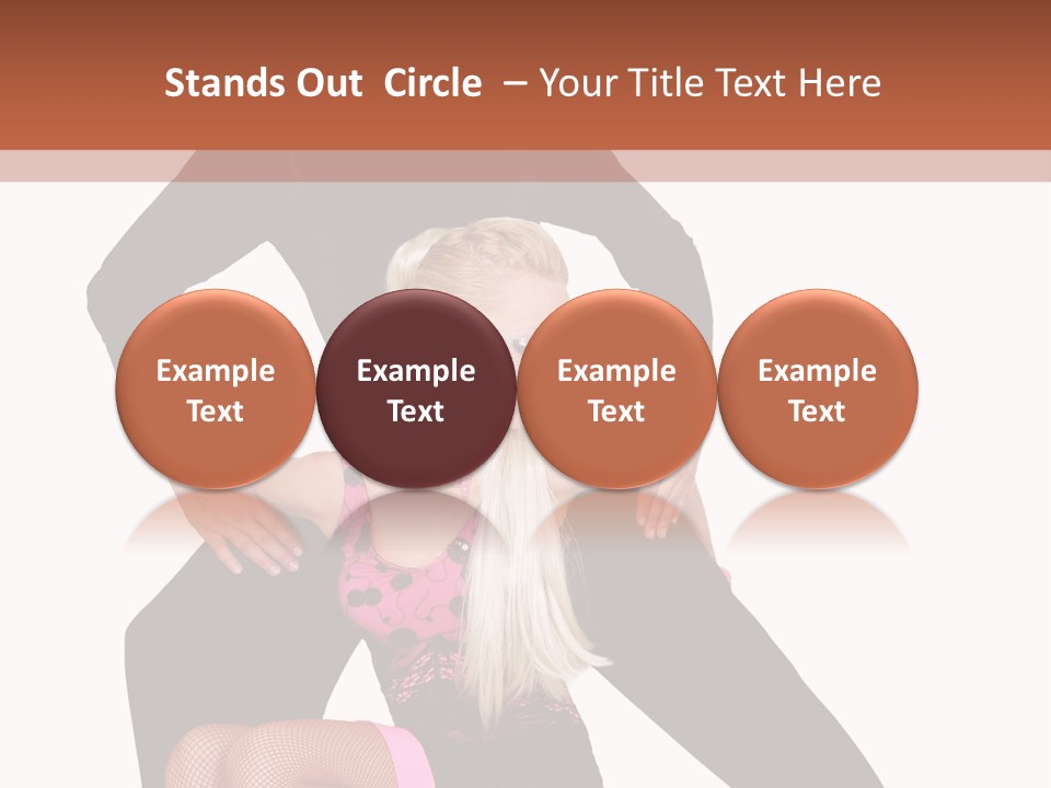 Performance Pair Dancer PowerPoint Template