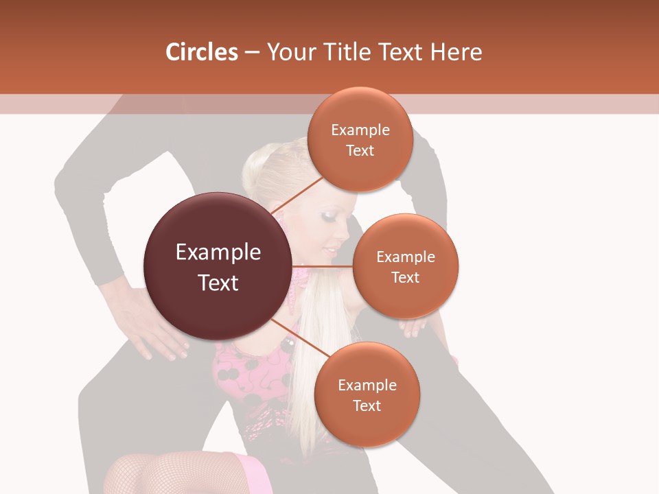 Performance Pair Dancer PowerPoint Template