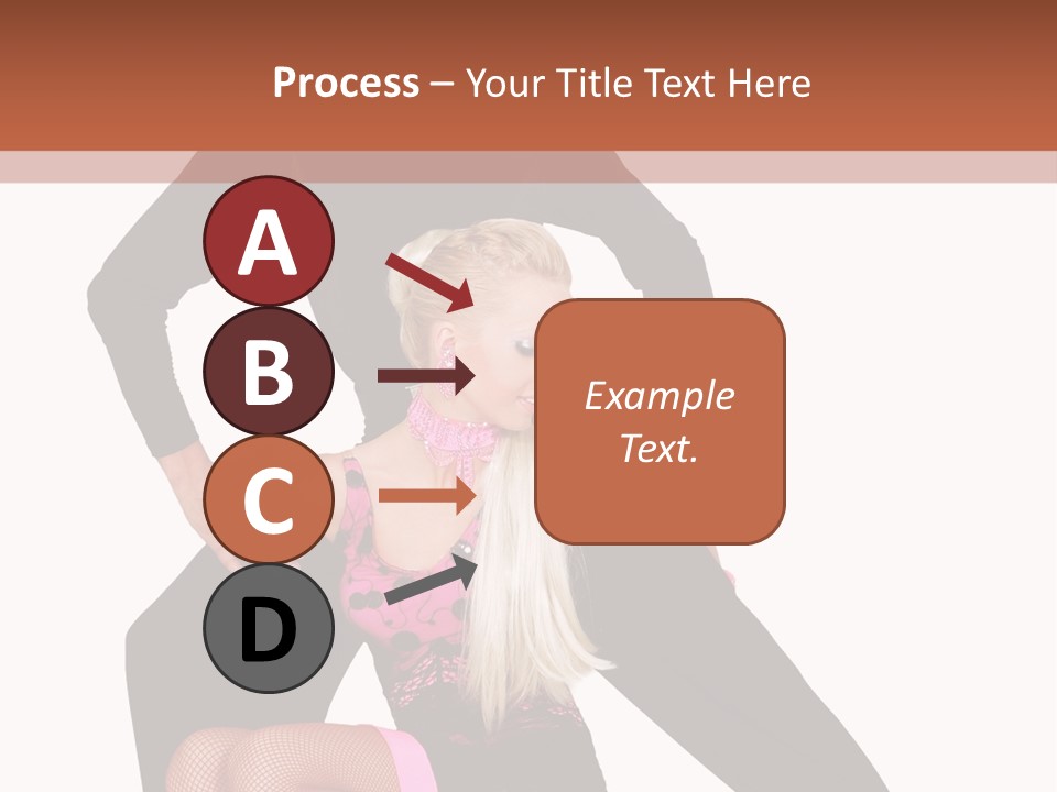 Performance Pair Dancer PowerPoint Template
