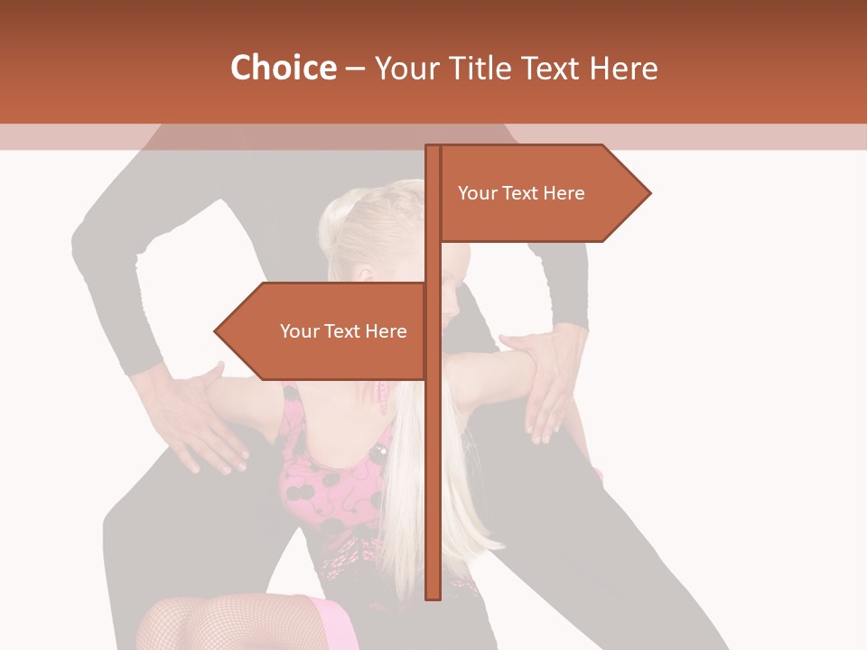 Performance Pair Dancer PowerPoint Template