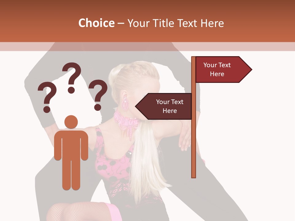 Performance Pair Dancer PowerPoint Template