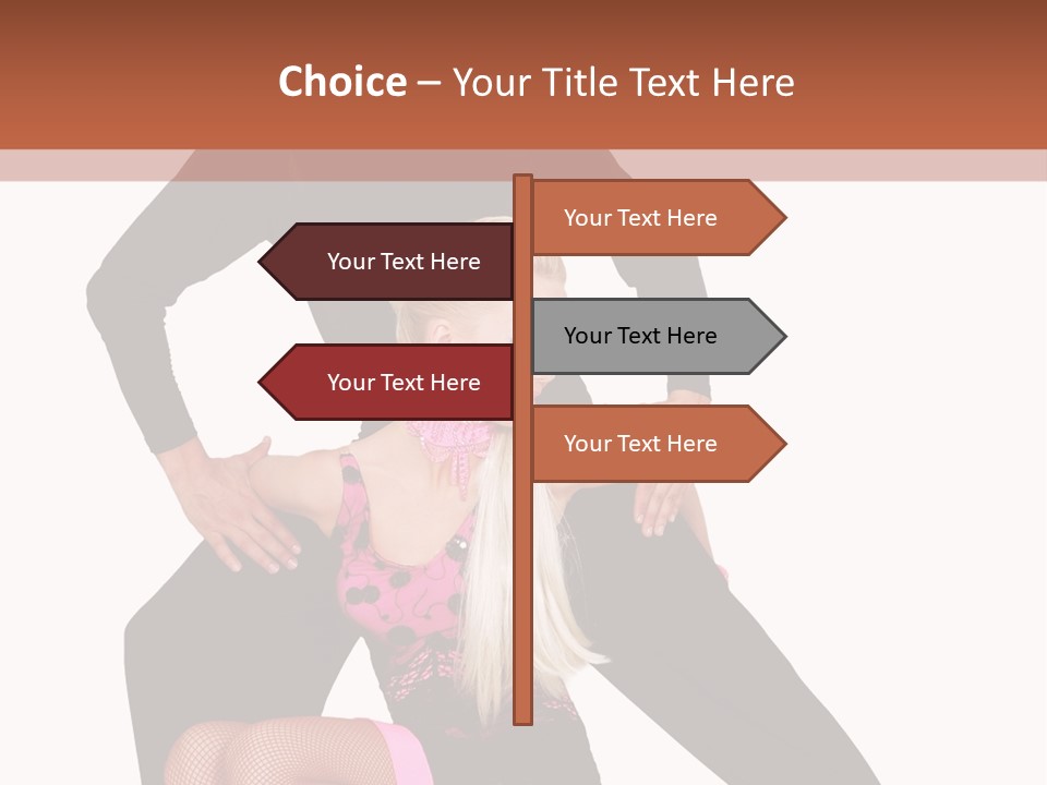 Performance Pair Dancer PowerPoint Template