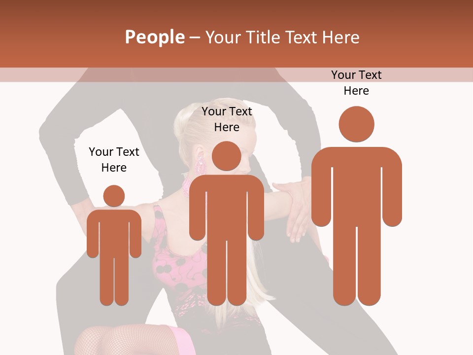 Performance Pair Dancer PowerPoint Template