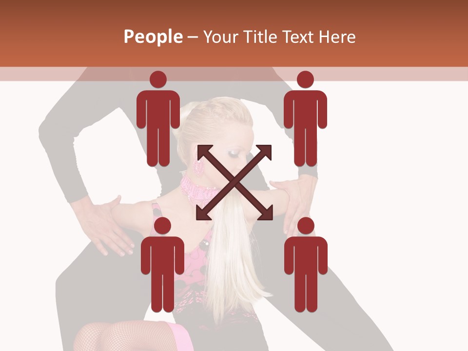 Performance Pair Dancer PowerPoint Template