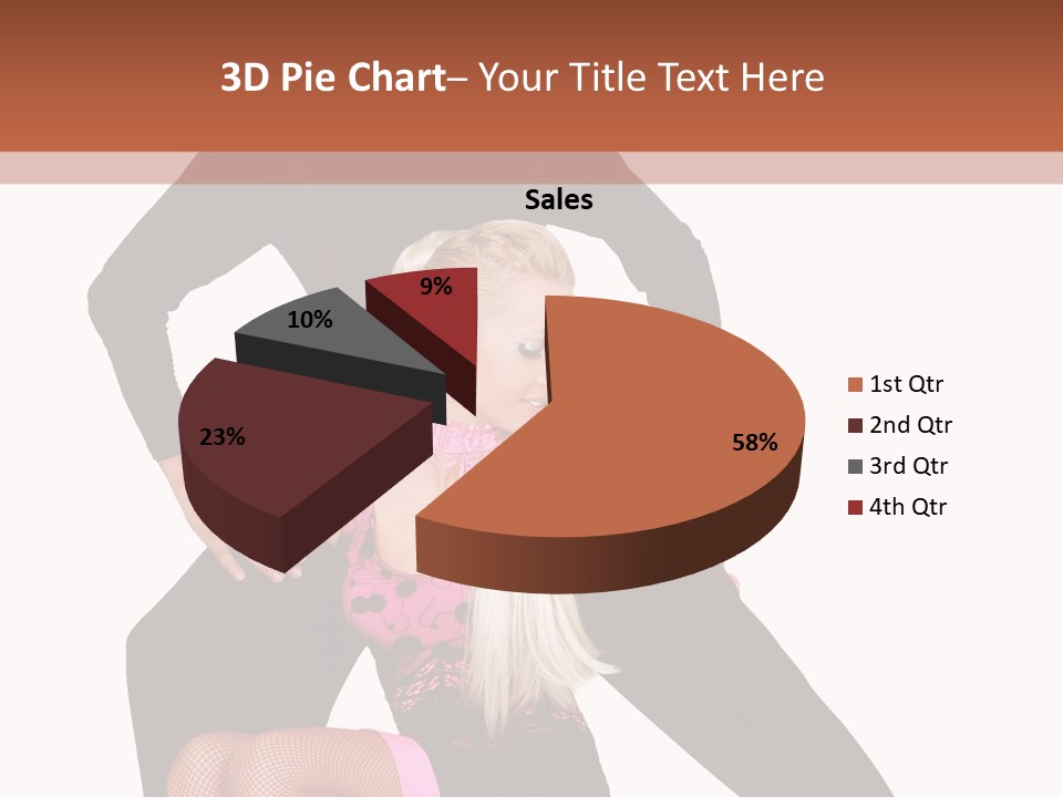 Performance Pair Dancer PowerPoint Template